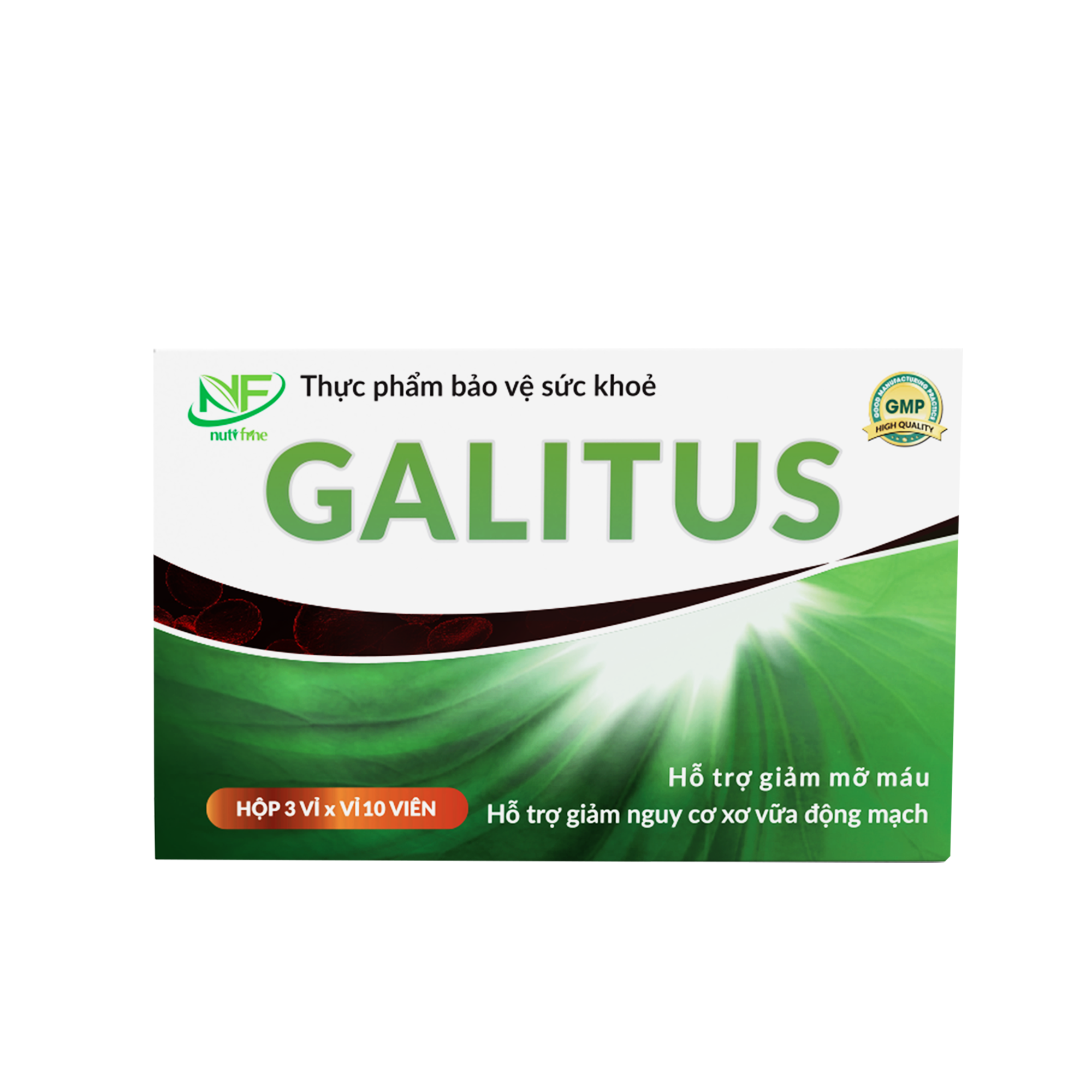 sản phẩm VIÊN UỐNG GALITUS - HẠ MỠ MÁU